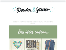 Tablet Screenshot of doudouetstiletto.com